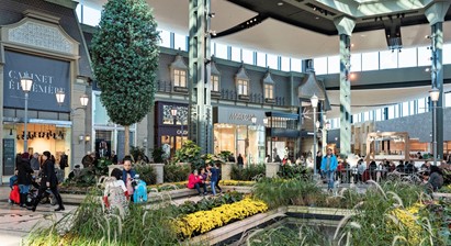 Shopping in a Laval mall