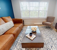 5 Living Room Temporary Housing Bedford Fully Furnished Short-Term Rental Townhouse Bedford NS
