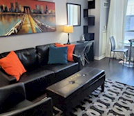 Living Room Free WiFi Fully Furnished Apartment Suite Downtown Toronto