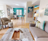 Living Room Free WiFi Fully Furnished Apartment Waterview Suite Halifax NS