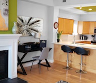 Living Room Free WiFi Fully Furnished Apartment Waterview Suite Halifax NS