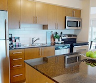 Kitchen Fully Equipped Five Appliances Stainless Steel Toronto