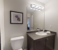 Bathroom Soaker Tub Fully Furnished Apartment Suite Oakville