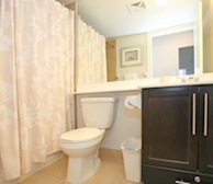 Bathroom 3 Piece Fully Furnished Apartment Suite Markham