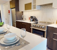 Kitchen Fully Equipped Five Appliances Stainless Steel Downtown Toronto