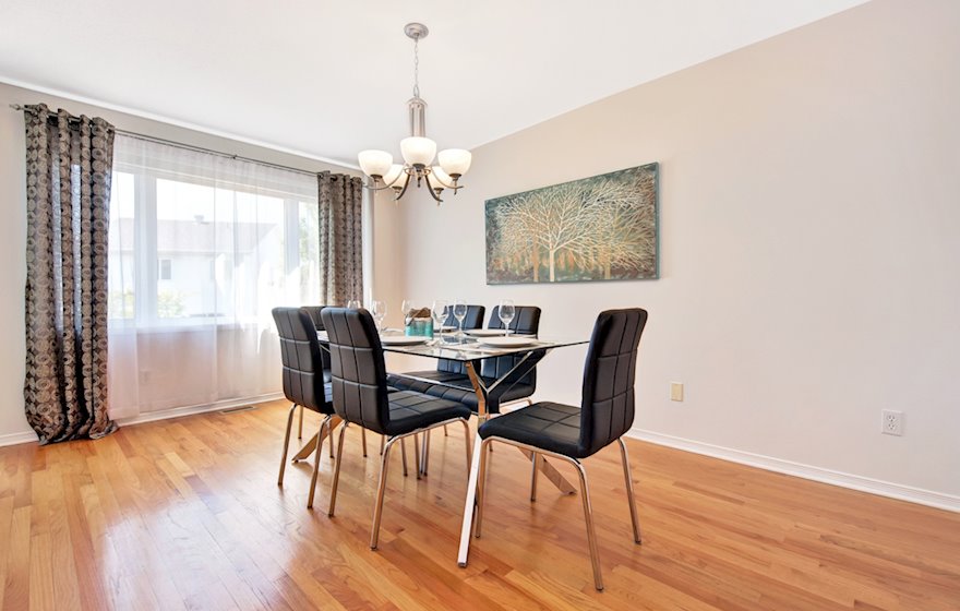 Dining Room Fully Furnished Apartment Suite Kanata